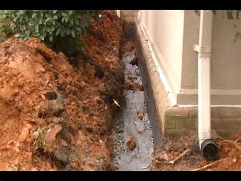 When i removed the plastic the concrete was discolored wherever the plastic contacted the concrete. Waterproof Your Foundation, How To trench , seal wall, add ...