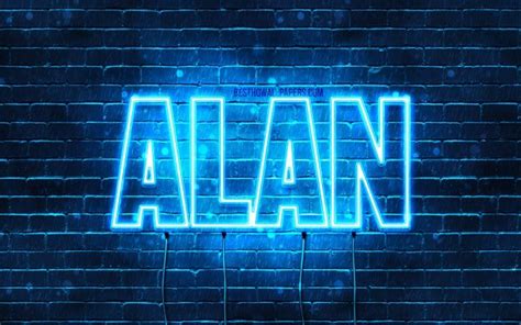 Download Wallpapers Alan 4k Wallpapers With Names Horizontal Text