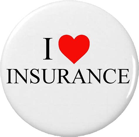 I Love Insurance 225” Large Pinback Button Pin Badge