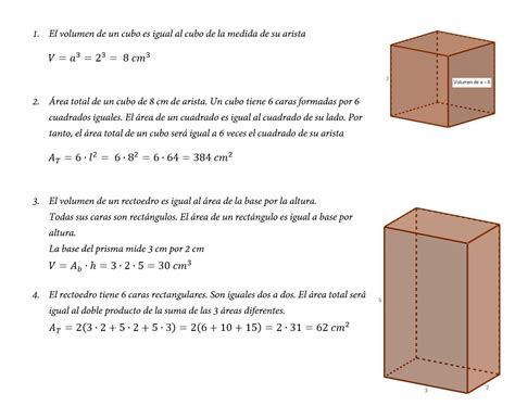 1calcular El Volumen Del Cubo Mostrado2calcular El área Total De Un