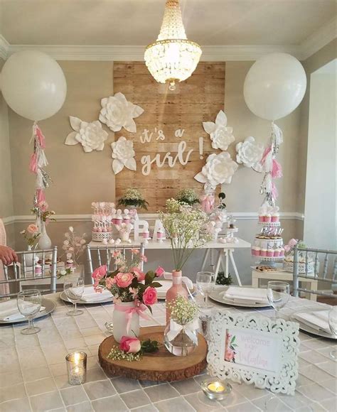 Baby Shower Party Ideas Photo 1 Of 38 Girl Baby Shower Decorations