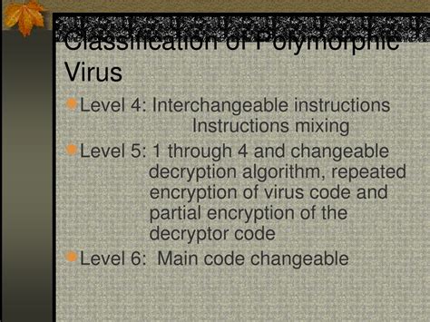 Ppt Polymorphism In Computer Viruses Powerpoint Presentation Free Download Id9301617