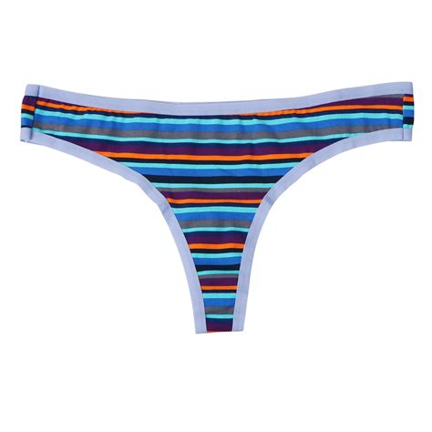 Striped Lady Thong Women Sexy Underwear Ladies Underwear Girls Panties