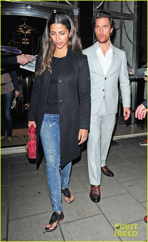 Matthew Mcconaughey Makes Time For Dinner Date With Wife Camila Alves