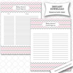 That new google sheet will automatically auto populate all the collected addresses into. DIY Guest Sign-In Sheet Printable for a Wedding, Bridal ...