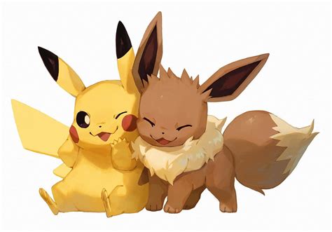 100 Cute Pikachu And Eevee Wallpapers