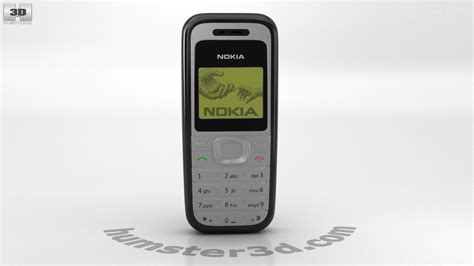 Vue à 360 Degrés De Nokia 1200 Noir Modèle 3d Hum3d Magasin