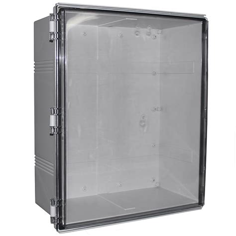 CHDX8 234C X8 Series Waterproof Hinged Door Enclosure With Clear Lid
