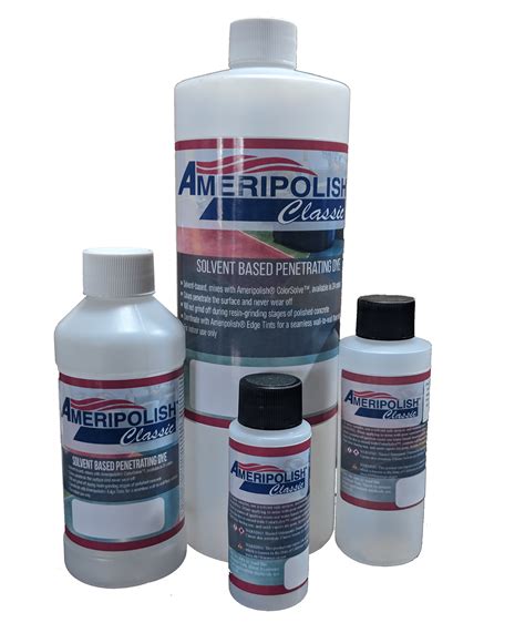 Ameripolish Solvent Based Classic Concrete Dye Runyon Surface Prep