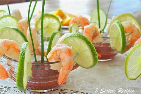 Big, fat, perfectly cooked gorgeous shrimp. Shrimp Cocktail with Vodka Sauce - 2 Sisters Recipes by ...