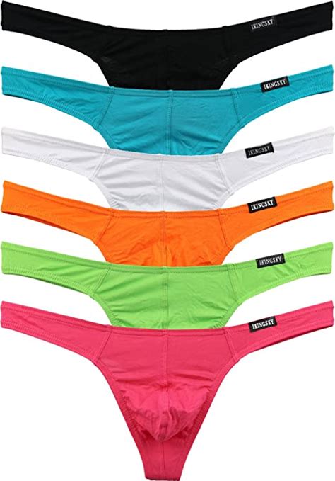 IKINGSKY Men S Everyday Basic Modal Thong Underwear Sexy No Show T Back