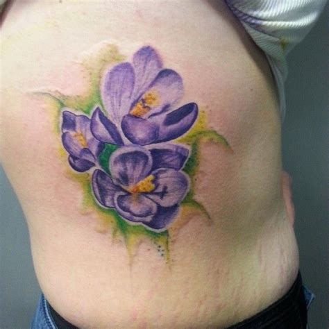 Havent Had Much Of A Spring Yet But Got To Tattoo These Pretty Crocus