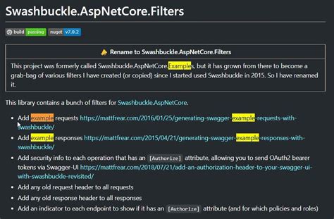 ASP NET Core 通過 Swashbuckle AspNetCore 編寫 Web API 的 Swagger 文件 余小章 大內殿堂 點部落