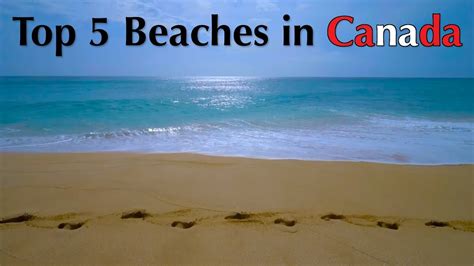 Top 5 Beaches In Canada Best Beaches In Canada