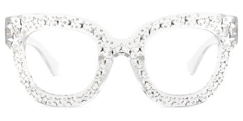 candice crystal square eyeglasses vooglam womens jewelry necklace eyeglasses for women