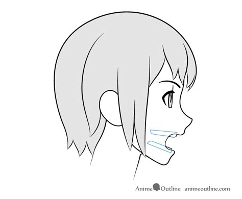 How To Draw Anime And Manga Teeth Tutorial Animeoutline