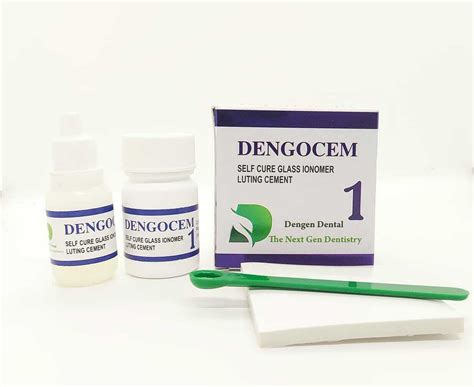 Permanent Dental Cement For Fixing Loose Capscrownsbridges Full Kit