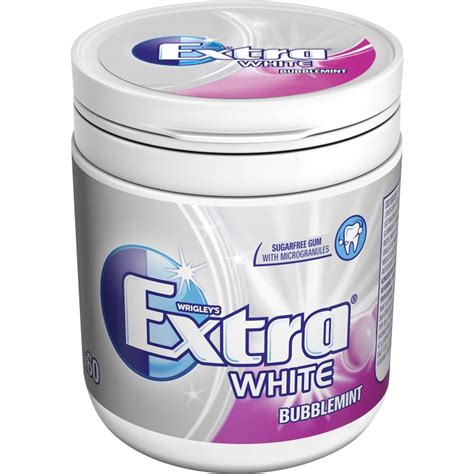 Extra Wrigleys Bubble Mint Xylitol Sugar Free Chewing Gum