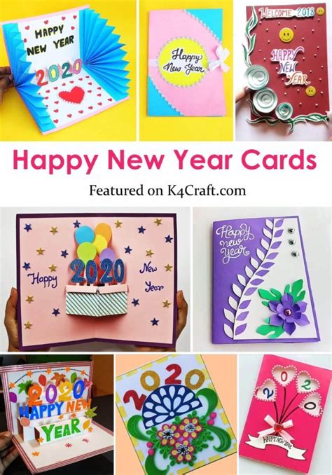 New Year 2024 Easy Diy Greeting Card Ideas For Kids