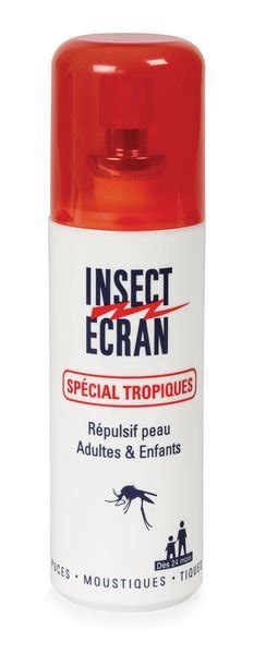 Insect Ecran Spécial Tropiques Répulsif Insectes Peau Securimed
