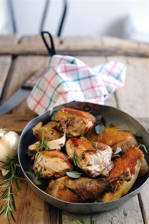 Braised Guinea Fowl With Herbs Recipe Eat Smarter Usa