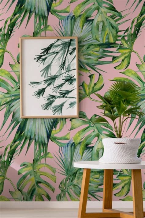Pink Jungle Wallpaper Wallsauce Us Deco Chambre Deco
