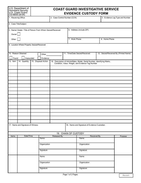 Form Cg 6000 Fill Out Sign Online And Download Fillable Pdf