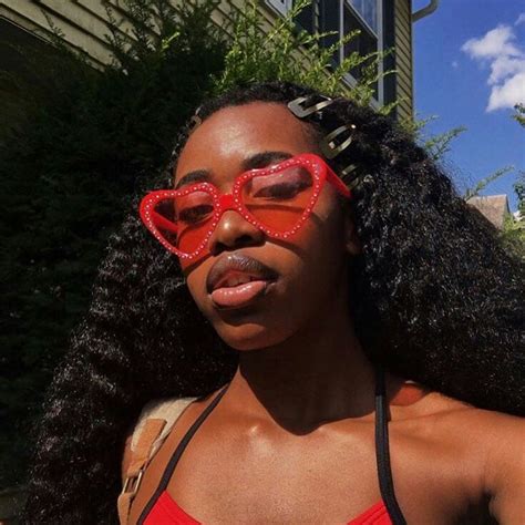 Theycravejade💋 Beautiful Black Girl Cute Sunglasses Cute Glasses