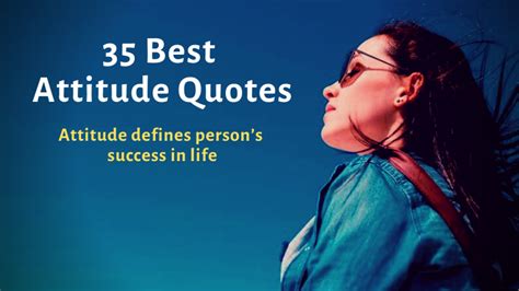 35 Best Attitude Quotes