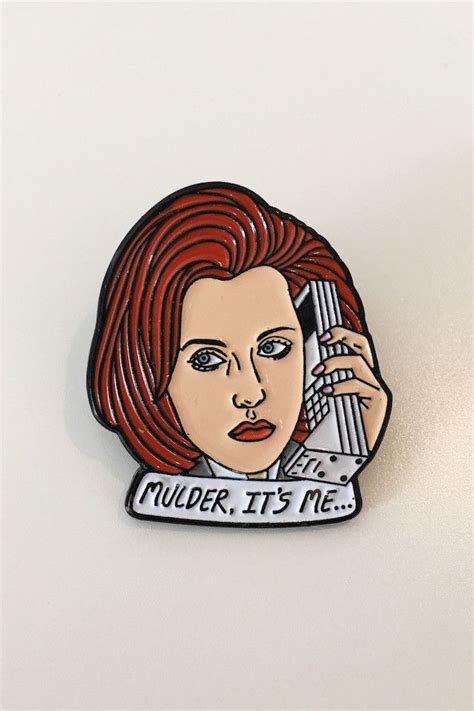 Hello Holiday · Scully Lapel Pin Pin And Patches Lapel Pins Patches