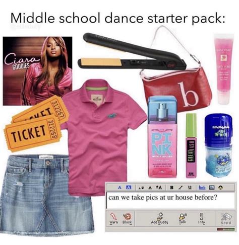 Middle School Dance Starter Pack Rstarterpacks Starter Packs