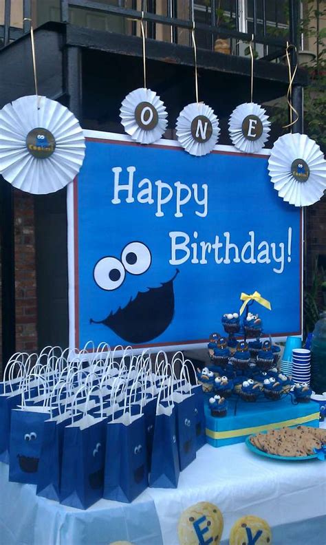You choose from different themes and host a memorable birthday party for your little one. Cookie Monster Birthday Party Ideas | Photo 8 of 12 ...