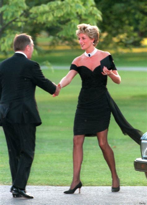 princess diana s black dress was the best revenge after separation photos video huffpost