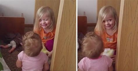 Mom Sneaks Into Daughters Room And Finds Her 2 Babies Hysterically