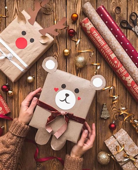40 idées festives pour l emballage de cadeaux avec boîte en carton de