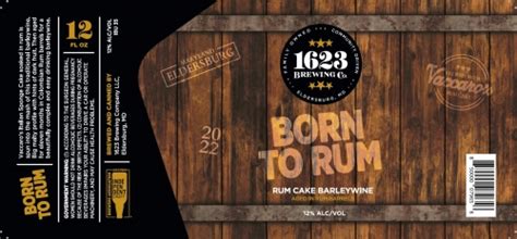 Born To Rum 1623 Brewing Co Untappd