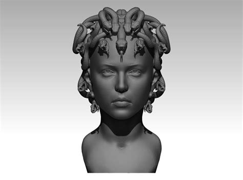 Gorgon Medusa Bust 3d Model 3d Printable Cgtrader
