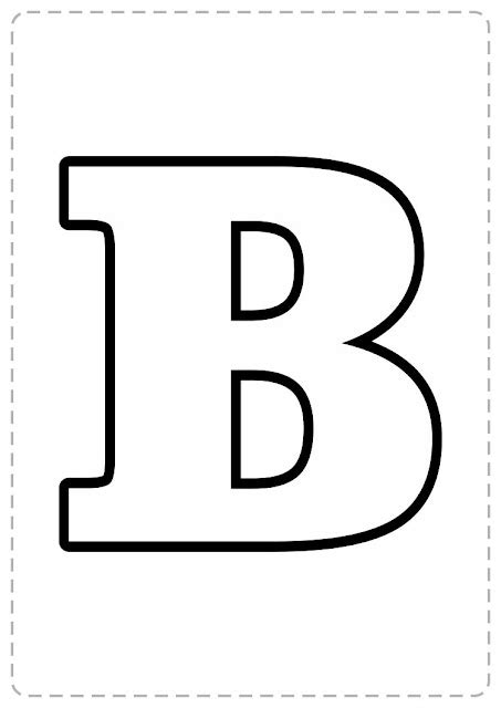 Letras B Para Imprimir Educadores De La Web