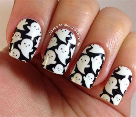 18 Halloween Ghost Nail Art Designs Ideas Trends And Stickers 2014