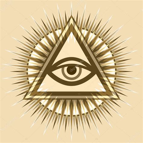 All-Seeing Eye (The Eye of Providence) — Stock Vector © Photon #189683440
