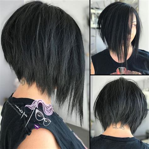 20 Best Collection Of Angled Bob Hairstyles With Razored Ends