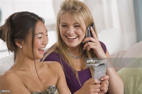 Teenage Girls High Res Stock Photo Getty Images