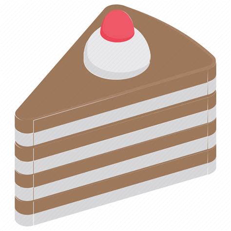 Bakery Food Cake Piece Cake Slice Chocolate Cake Sweet Food Icon