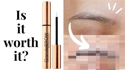 HOW TO GROW THICKER EYEBROWS GrandeBrow Serum Review Is It Worth It