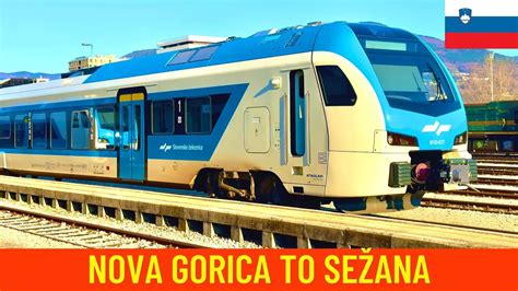 Cab Ride Nova Gorica Sežana Slovenian Railways Winter 2022 Train