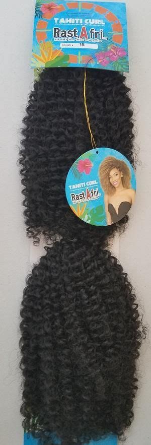 3 pack rastafri tahiti curl crochet braids hair extensions hair pieces 1b