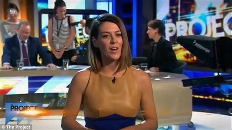 Gorgi Coghlan Suffers Wardrobe Malfunction On The Project Daily Mail