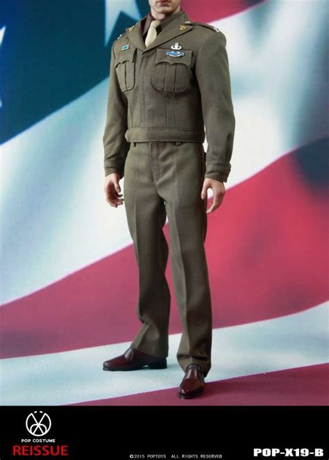 Poptoys 1 6 Golden Age Captain Uniform Suits X19b 再生産 お取り寄せ 1 6フィギュア通販専門店 トレジャートイズ