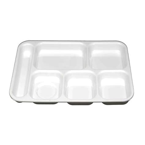 White Cafeteria Tray With Compartments Concept Party Rentals Nyc