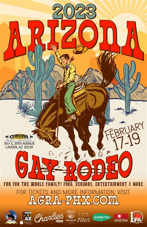 Arizona Gay Rodeo Poster Arizona Gay Rodeo Association